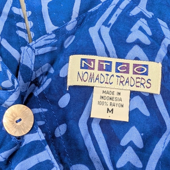 vintage NTCO cropped rayon overalls S M - Picture 8 of 8